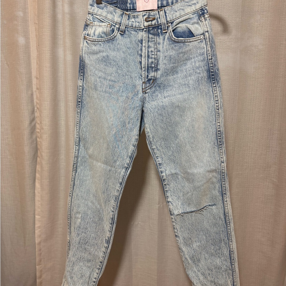 REVICE Light Blue Straight Leg Jeans
